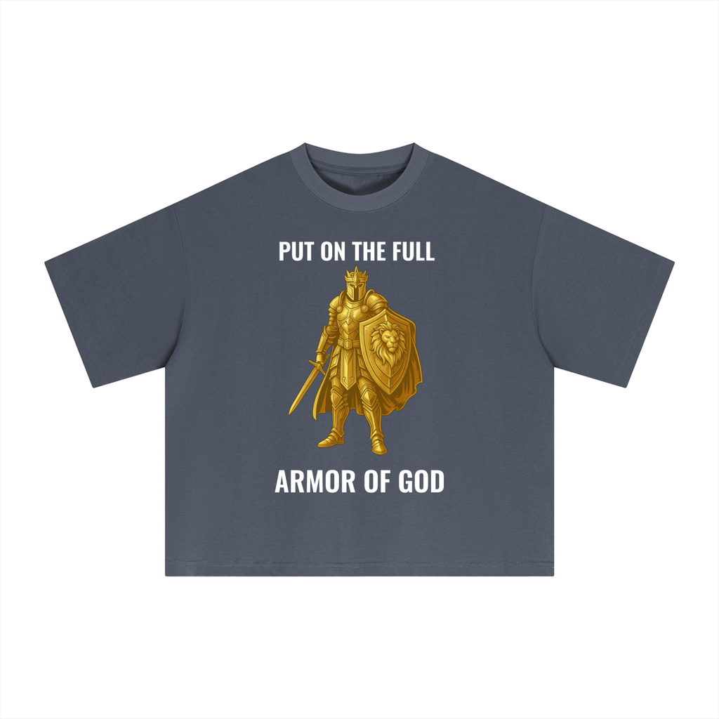 “Put on the Full Armor of God” Essential Sorona Boxy T-Shirt