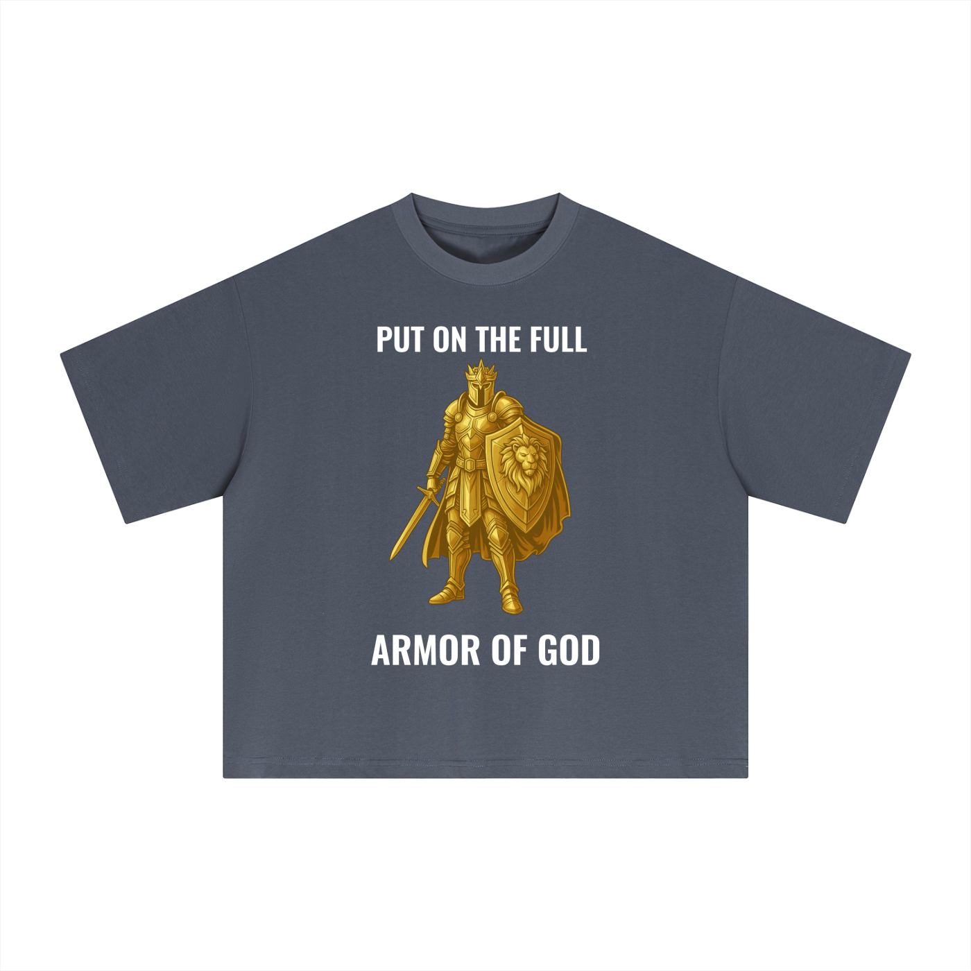 “Put on the Full Armor of God” Essential Sorona Boxy T-Shirt
