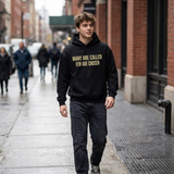 'Many Are Called - Few Are Chosen' Boxy Hoodie