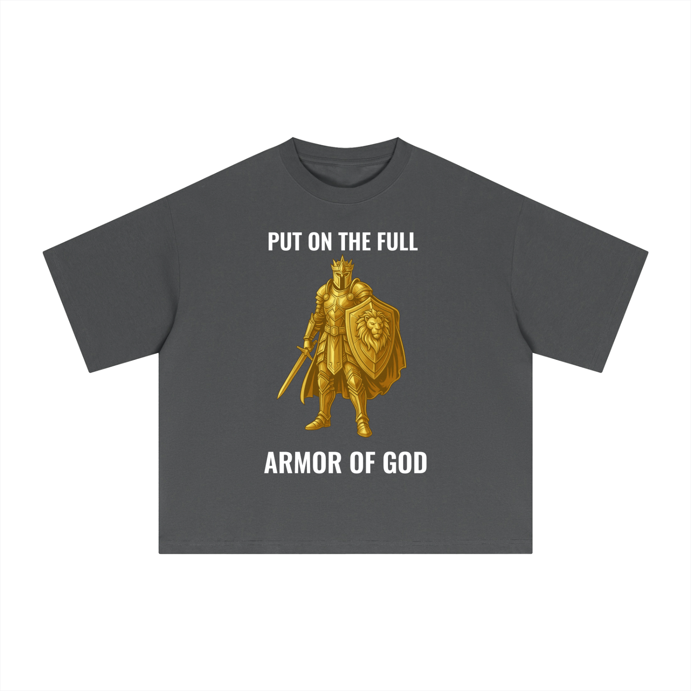 “Put on the Full Armor of God” Essential Sorona Boxy T-Shirt
