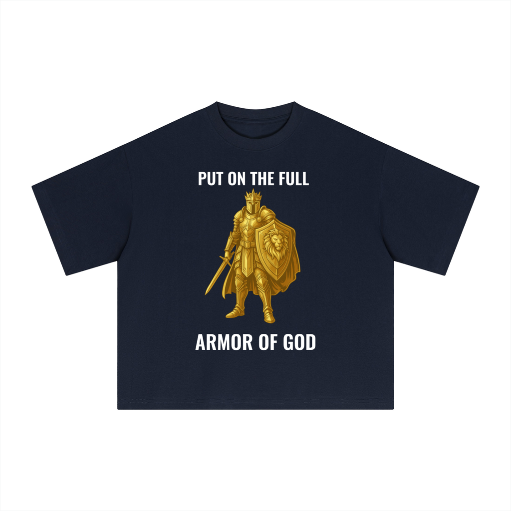 “Put on the Full Armor of God” Essential Sorona Boxy T-Shirt