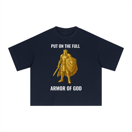 “Put on the Full Armor of God” Essential Sorona Boxy T-Shirt
